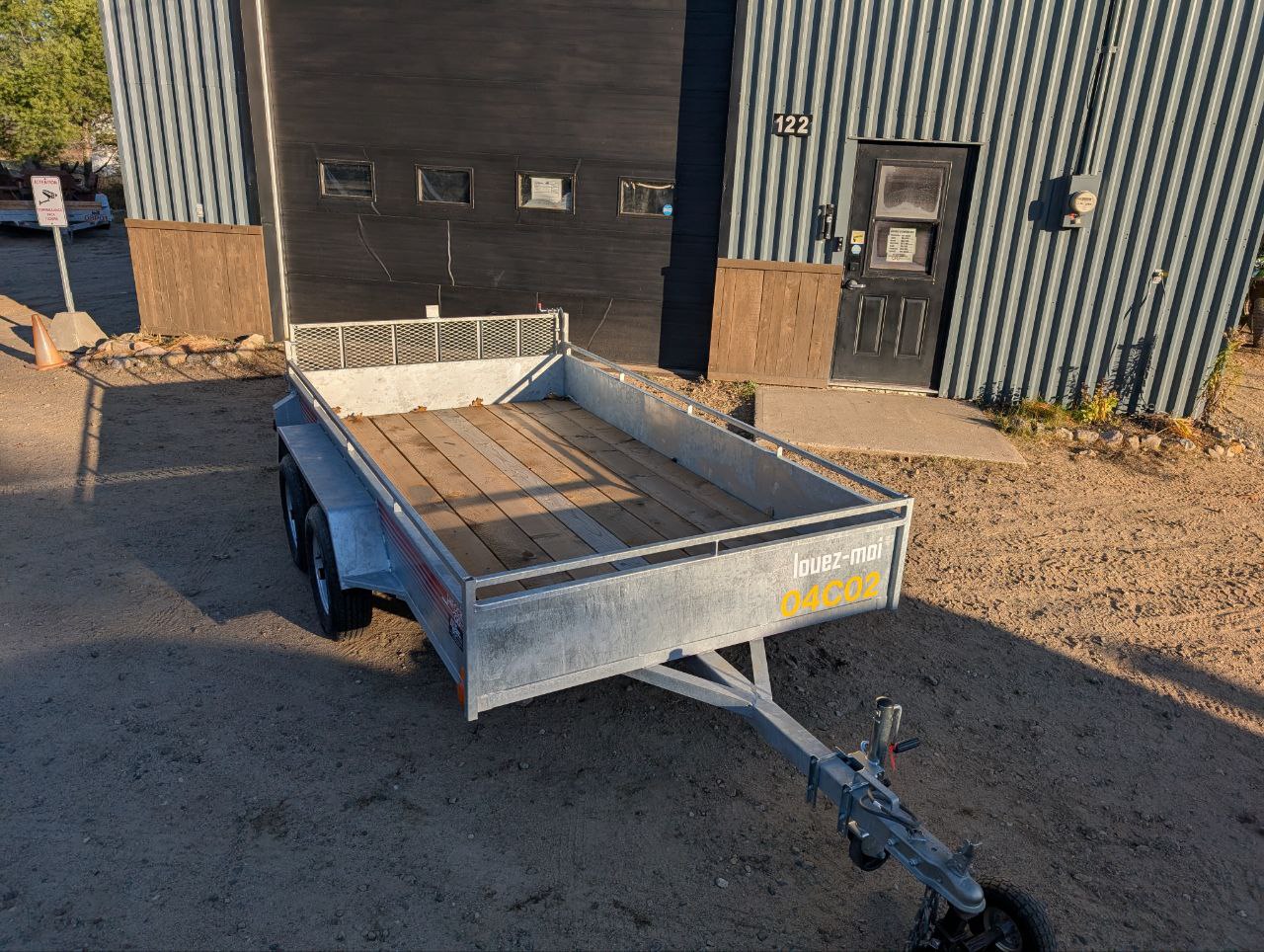 remorque à échafaud